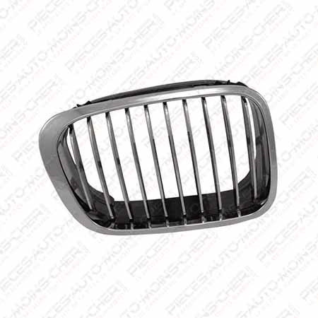 CALANDRE DROITE NOIRE/CHROMÉE SERIE 3 E46 07/98 - 08/01 - BMW SERIE 3 E46