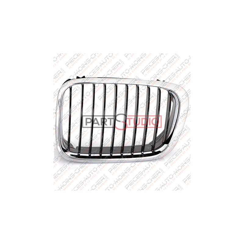 GRILLE CAPOT AVANT DROITE BMW E46 4P 01 - BMW SERIE 3 E46